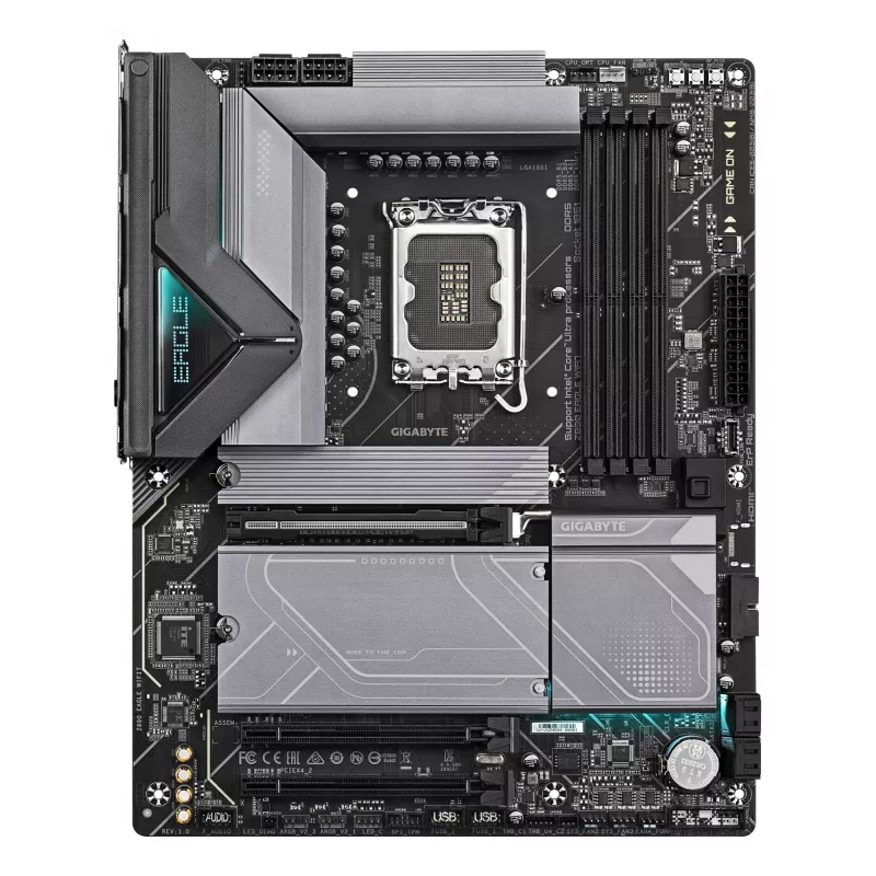 GIGABYTE Z890 EAGLE WIFI7 Motherboard - Supports Intel Core Ultra (Series 2) CPUs, 14+1+2 phases VRM, up to 8800MHz DDR5 (OC), 1xPCIe 5.0 + 3xPCIe 4.0, Wi-Fi 7, 2.5GbE LAN, USB 4