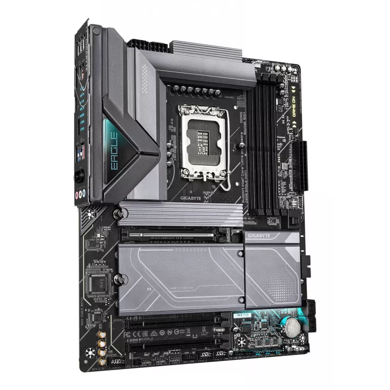 GIGABYTE Z890 EAGLE WIFI7 Motherboard - Supports Intel Core Ultra (Series 2) CPUs, 14+1+2 phases VRM, up to 8800MHz DDR5 (OC), 1xPCIe 5.0 + 3xPCIe 4.0, Wi-Fi 7, 2.5GbE LAN, USB 4