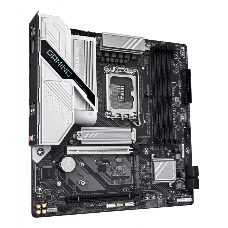 GIGABYTE Z890M GAMING X Motherboard - Supports Intel Core Ultra (Series 2) CPUs, 8+1+2 phases VRM, up to 8800MHz DDR5 (OC), 1xPCIe 5.0 + 2xPCIe 4.0, 2.5GbE LAN, USB 3.2 Gen 1