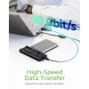 ICY BOX IB-180MS-C31 USB 3.2 Gen 2 (3.1 Gen 1) Type-C Black