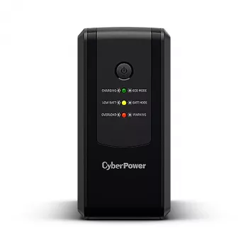 Uninterruptible Power Supply CYBERPOWER UT650EG, Line-Interactive UPS, 0.65 kVA (360 W), 3x Type E outlets, AVR, Sine waveform