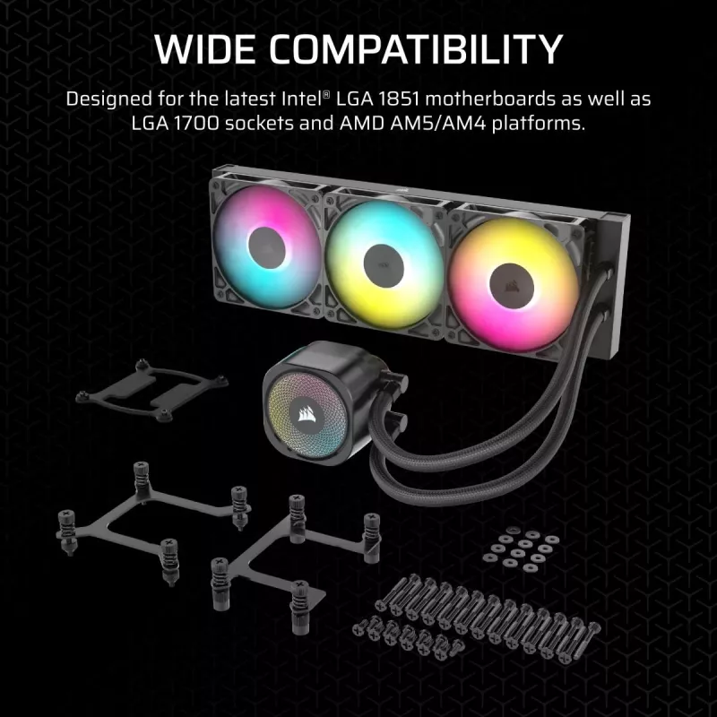 CORSAIR CPU Cooler - Nautilus 360 Rs ArGB Liquid Cooler