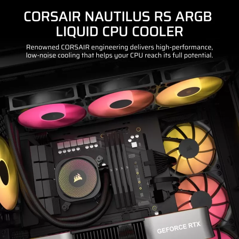 CORSAIR CPU Cooler - Nautilus 360 Rs ArGB Liquid Cooler