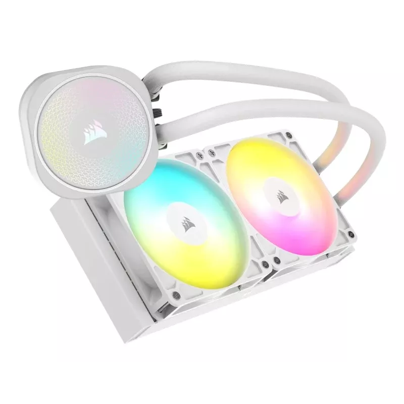 CORSAIR Nautilus 240 Rs ArGB Liquid Processor All-in-one Liquid Cooler Whit