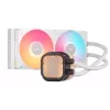 All-in-one liquid cooler Corsair iCUE LINK TITAN 240 RX LCD 12 cm White