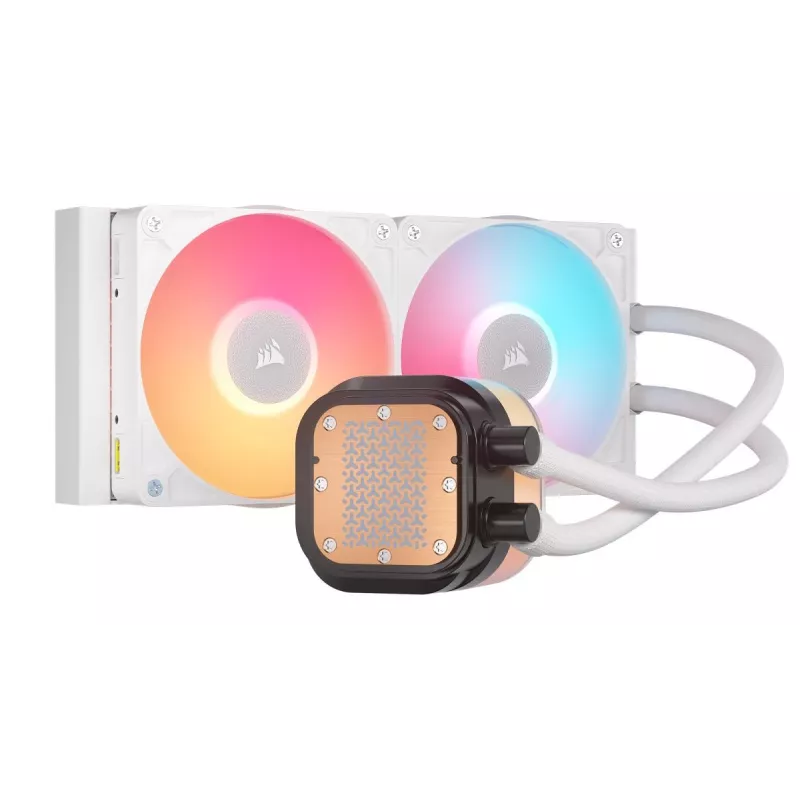 All-in-one liquid cooler Corsair iCUE LINK TITAN 240 RX LCD 12 cm White