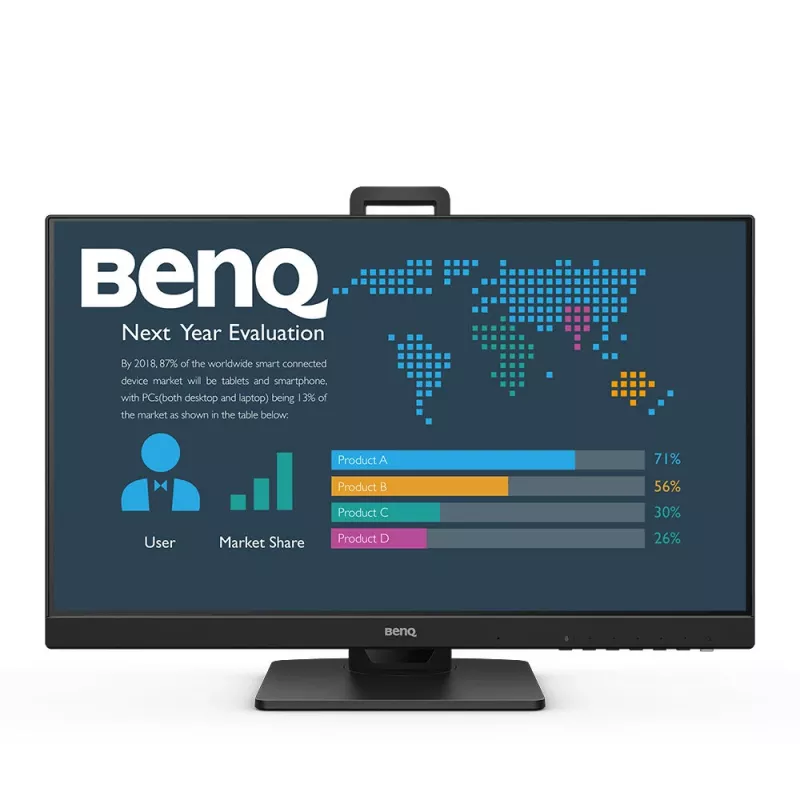 BenQ BL2486TC computer monitor 60.5 cm (23.8 inch) 1920 x 1080 pixels Full HD Black