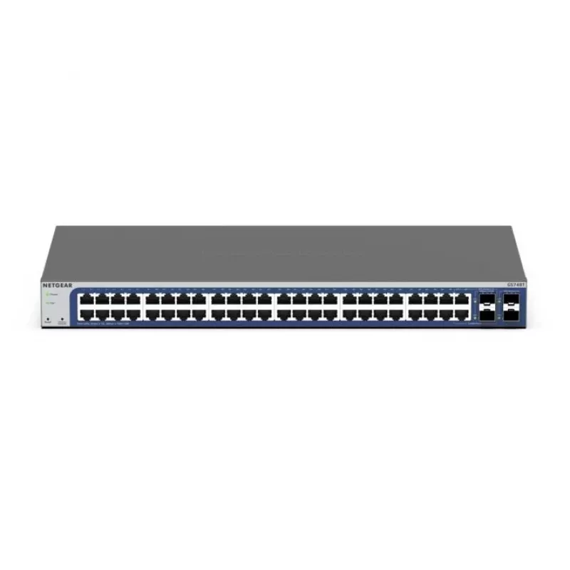 NETGEAR GS748Tv6 Managed L2/L3/L4 Gigabit Ethernet (10/100/1000) Black, Grey