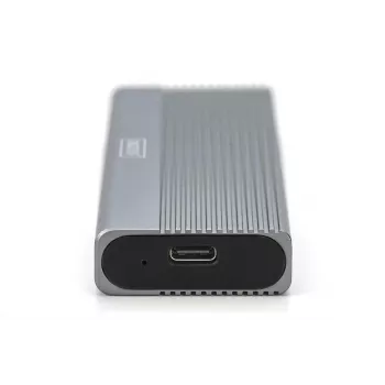DIGITUS USB hard disk enclosure - NVMe + SATA 10Gbps (NVMe) 6 Gbps (SATA) USB3.1 Gen2 aluminium toolfree