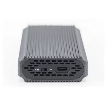 Digitus USB M.2 hard disk enclosure SSD external NVMe 40Gbps USB 4.0 aluminum toolfree DA-71158