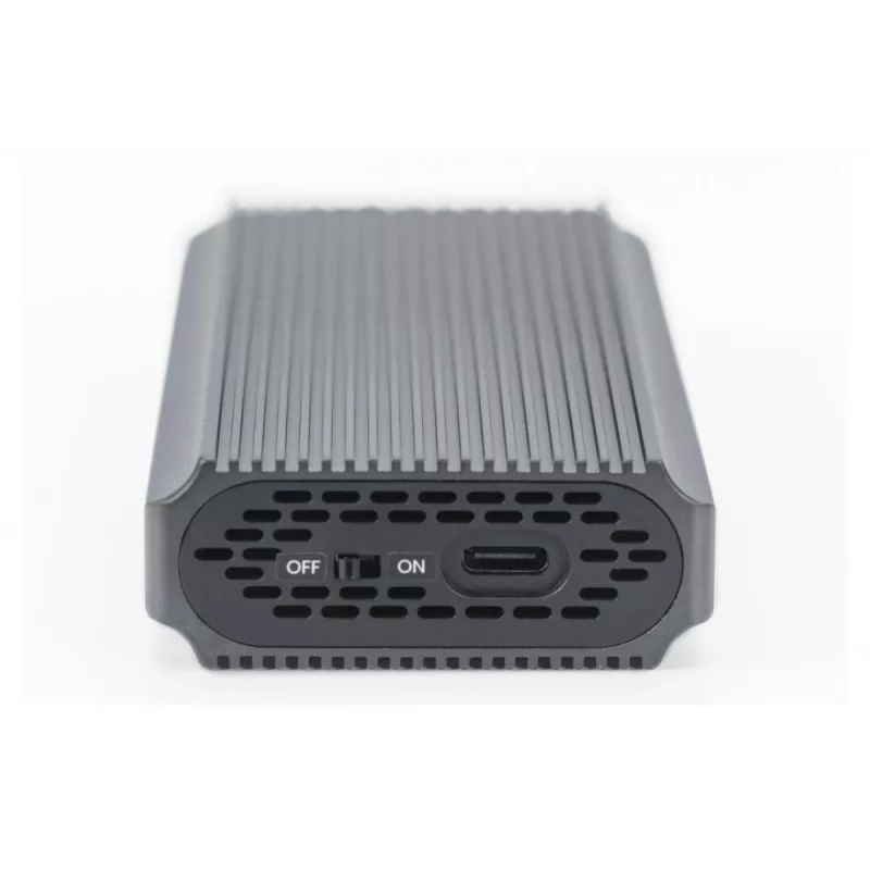 Digitus USB M.2 hard disk enclosure SSD external NVMe 40Gbps USB 4.0 aluminum toolfree DA-71158