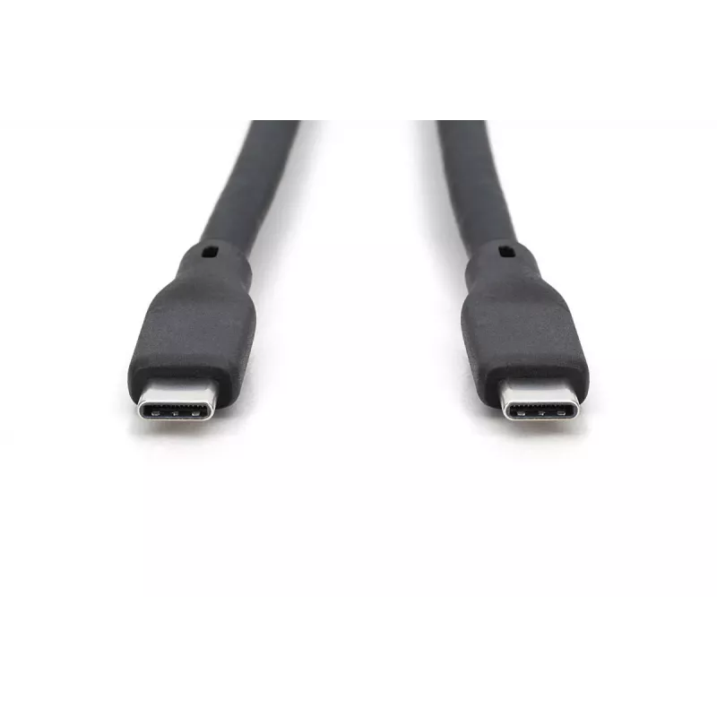 Digitus USB silicone cable USB 20Gbps 2m black