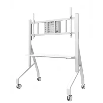 Neomounts FL50-575WH1 TV trolley 65-115 inch - fast installation - TÜV