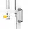Neomounts MOVE Go XL FL50-575WH1 TV Trolley, 65-110 inch, max 125 kg, VESA 100x100-1100x600, Height Adjustable 129-139 cm, Lockable, Fast Install, TÜV Certified, White