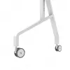 Neomounts MOVE Go XL FL50-575WH1 TV Trolley, 65-110 inch, max 125 kg, VESA 100x100-1100x600, Height Adjustable 129-139 cm, Lockable, Fast Install, TÜV Certified, White
