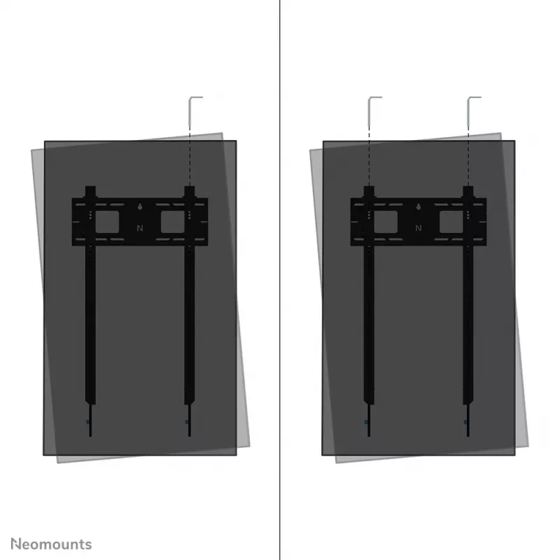 Neomounts WL30-750BL18P Heavy duty wall mount 50-98 inch - fixed - lockable - portrait - fast installation - TÜV