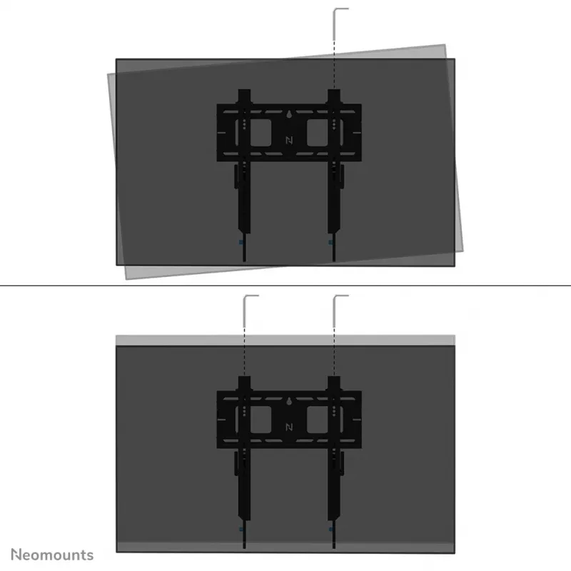 Neomounts WL30-750BL14 Heavy duty wall mount 42-75 inch - fixed - lockable - fast installation - TÜV
