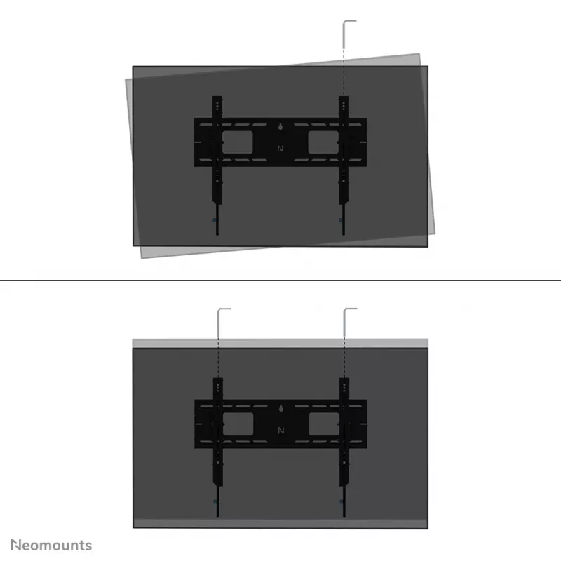Neomounts WL35-750BL16 Heavy duty wall mount 42-86 inch - tilt - lockable - fast installation - TÜV