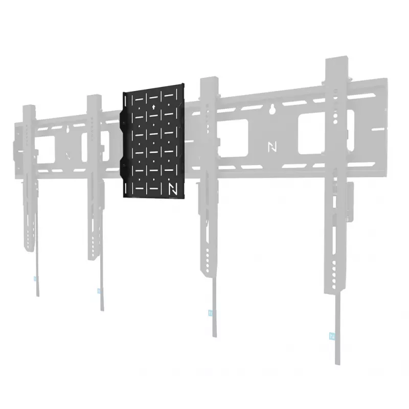 Neomounts AWL05-750BL AV hardware rack - universal, AV rack, Wall, 10 kg, Black, Steel, 204 mm