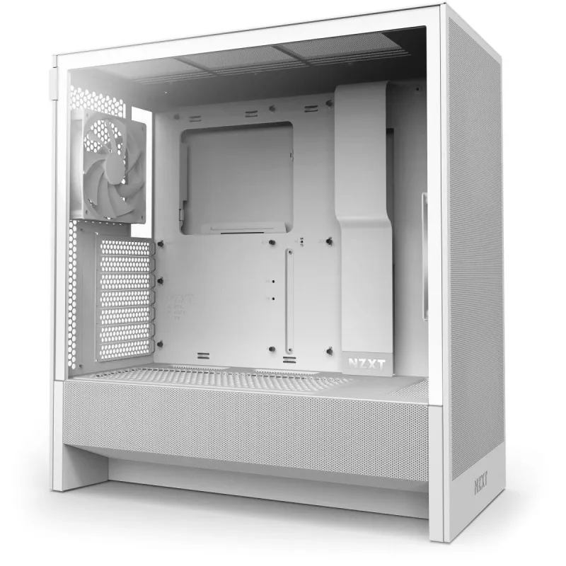 NZXT CPU Chassis H7 Flow 2024 Mid Tower Airflow ATX White