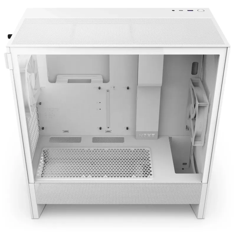 NZXT CPU Chassis H7 Flow 2024 Mid Tower Airflow ATX White
