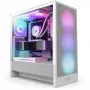 NZXT CPU Chassis H7 Flow 2024 RGB Mid Tower Airflow ATX White