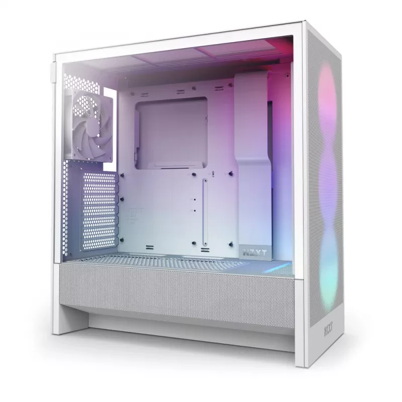 NZXT CPU Chassis H7 Flow 2024 RGB Mid Tower Airflow ATX White