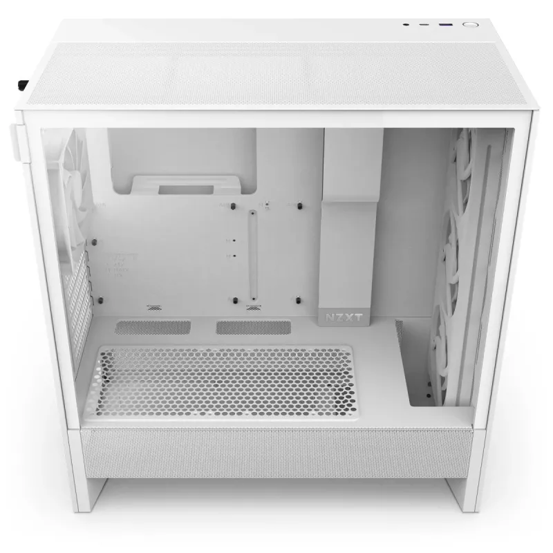 NZXT CPU Chassis H7 Flow 2024 RGB Mid Tower Airflow ATX White