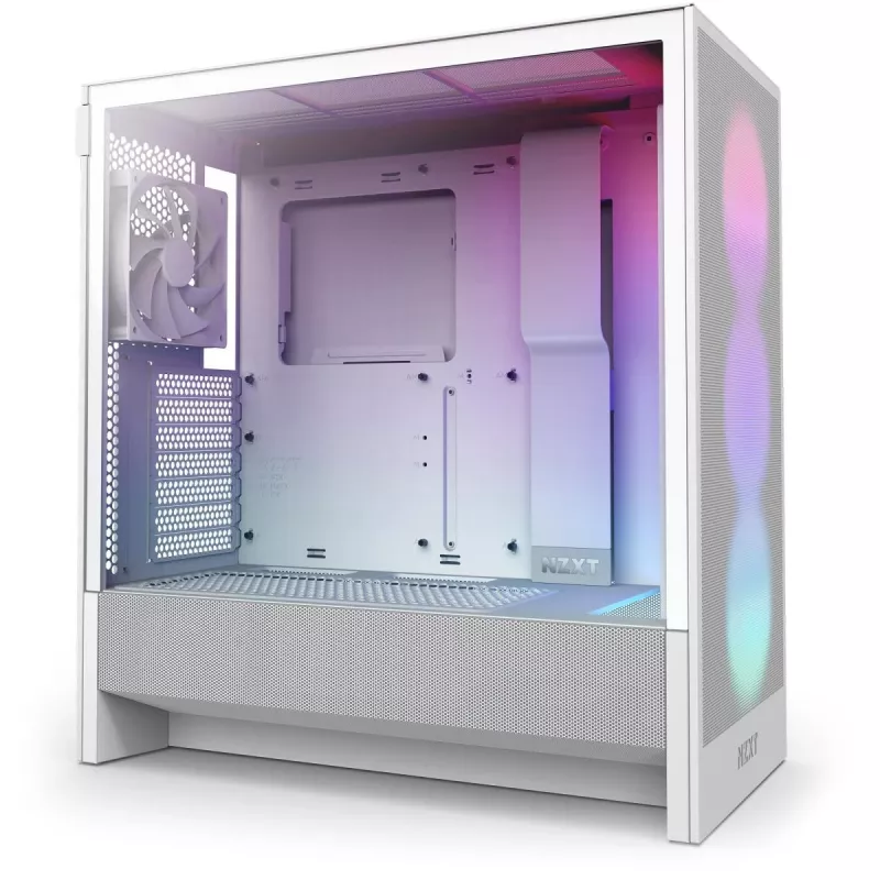 NZXT CPU Chassis H7 Flow 2024 RGB Mid Tower Airflow ATX White