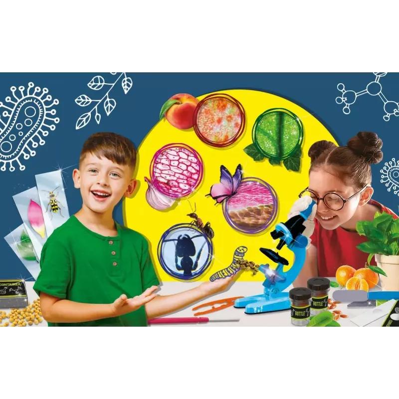 Educational Microscope Liscianigiochi Im A Genius 304-PL97388 — children's optical set with magnification for learning