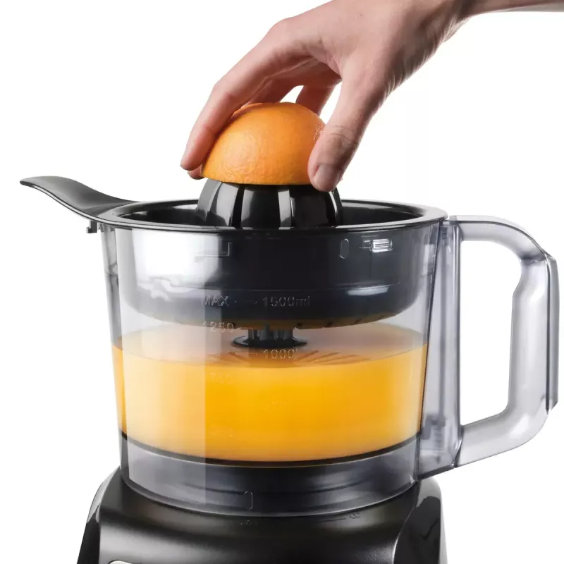 Food processor Black & Decker BXFPA1200E — 1200 W, 1.5 L bowl, 2 speeds, pulse, stainless steel housing