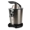 Centrifugal juicer Black & Decker BXCJ350E — 350 W, 0.65 L juice container, stainless steel/black, adjustable pulp control