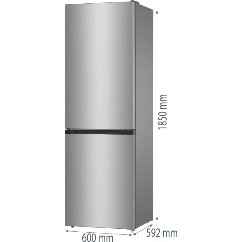 Gorenje NRK61CS2XL4 Freestanding 300 L Grey