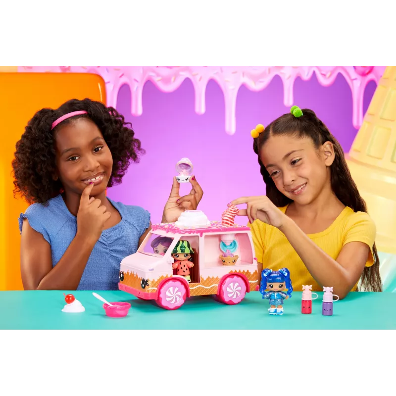 MGA Entertainment Yummiland Lipgloss Truck Doll trailer