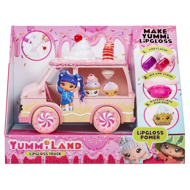 MGA Entertainment Yummiland Lipgloss Truck Doll trailer