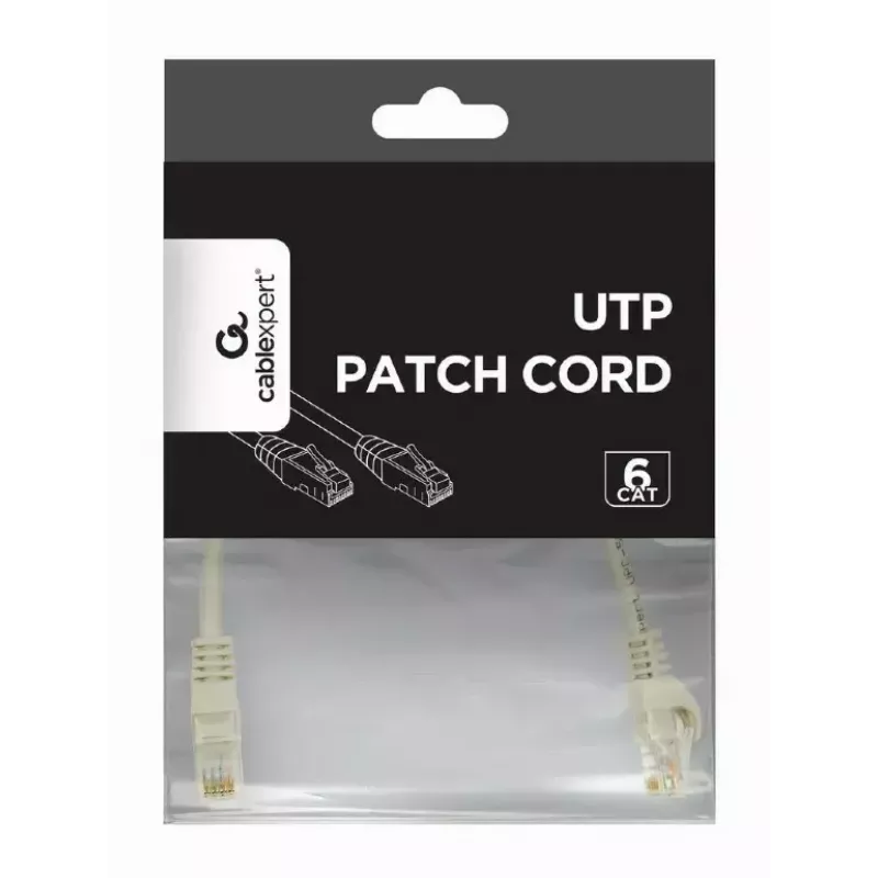 Patch cord GEMBIRD PP6U-CU-1.5M RJ45 Cat.6 1.5m grey