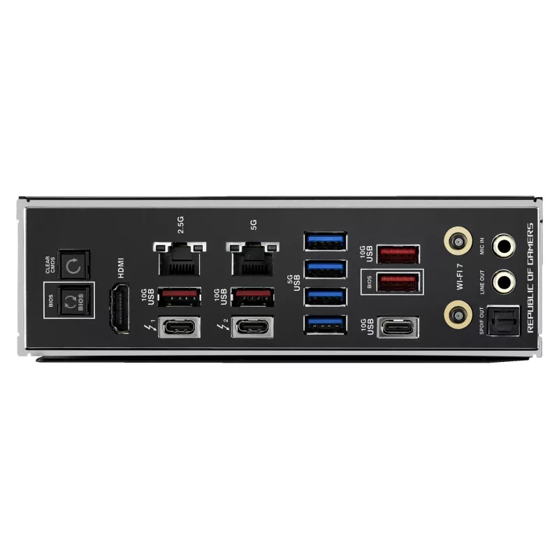 Motherboard ASUS ROG MAXIMUS Z890 HERO — Intel Z890, LGA 1851, ATX, DDR5, 4 DIMM, 6x M.2, Wi‑Fi 7, 2.5Gb LAN