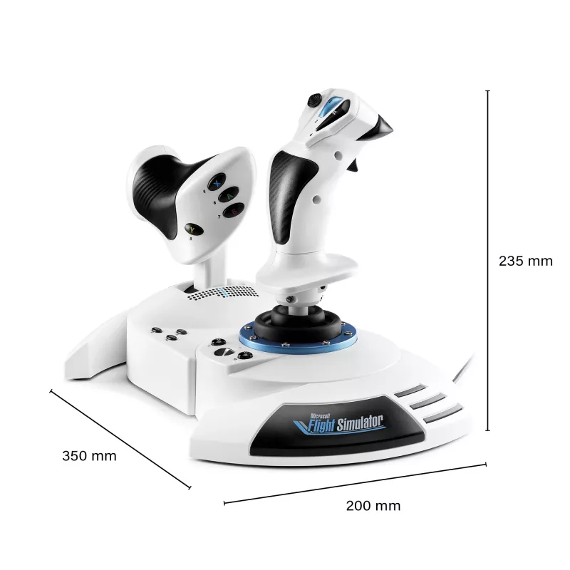 Joystick Thrustmaster T.Flight Hotas One Microsoft Flight Simulator Edition USB Black White