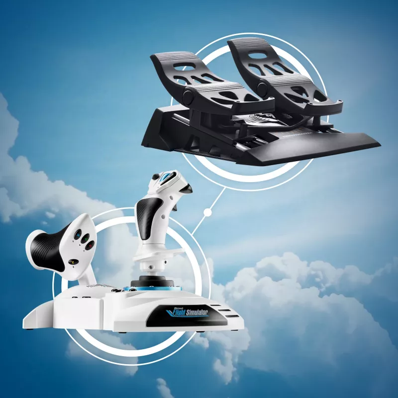 Joystick Thrustmaster T.Flight Hotas One Microsoft Flight Simulator Edition USB Black White