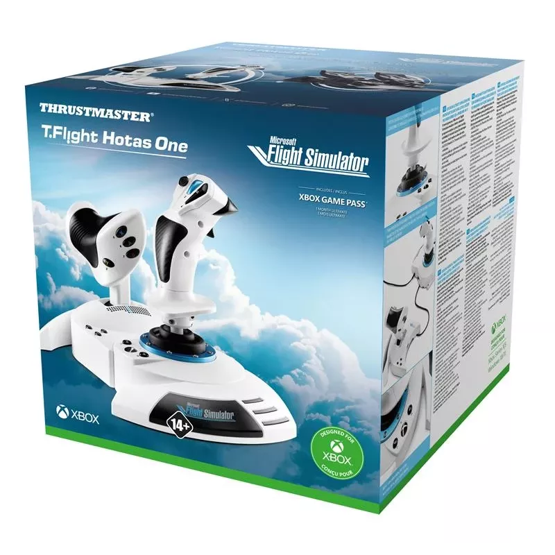 Joystick Thrustmaster T.Flight Hotas One Microsoft Flight Simulator Edition USB Black White
