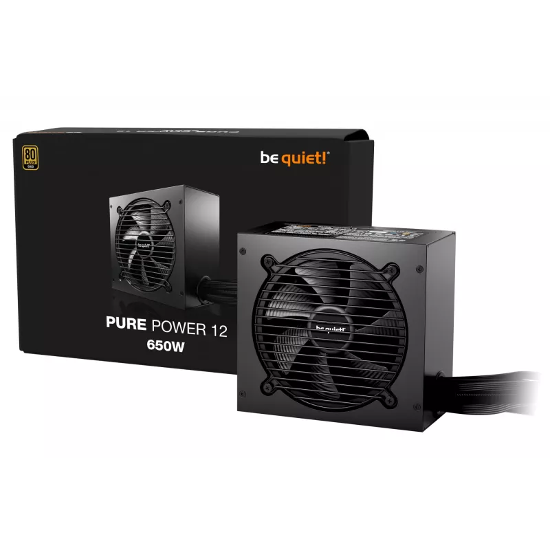 be quiet PURE POWER 12 650W power supply unit 20+4 pin ATX ATX Black