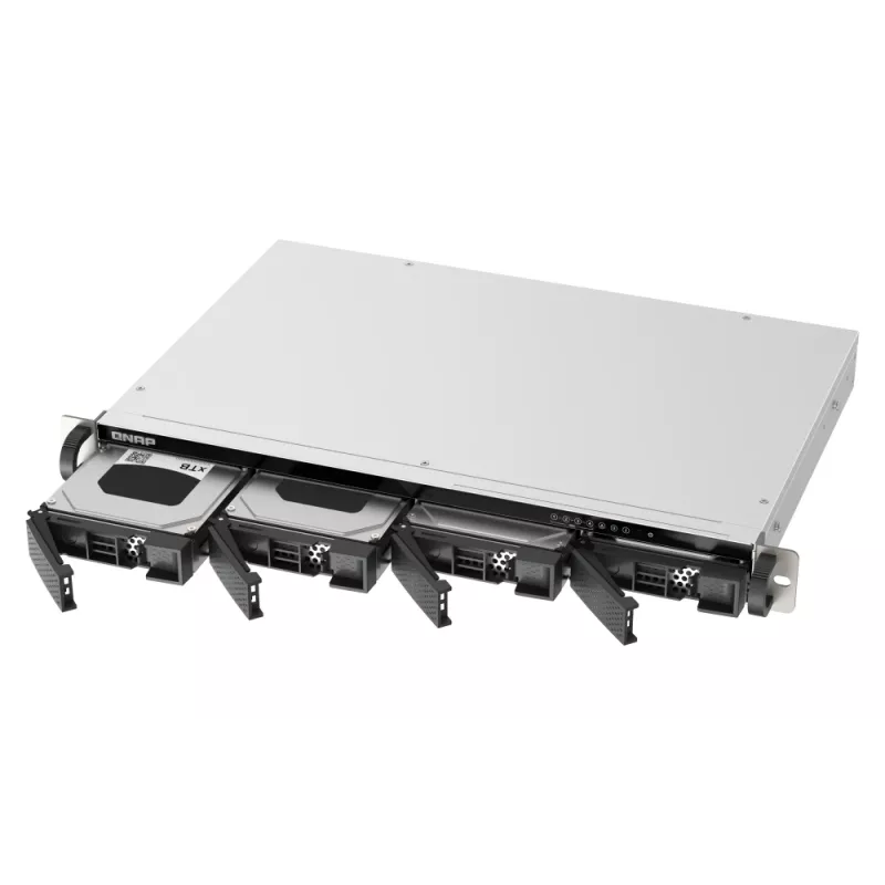 QNAP TS-433eU NAS Rack (1U) Cortex-A Cortex-A55 4 GB 0 TB QNAP Turbo System Black