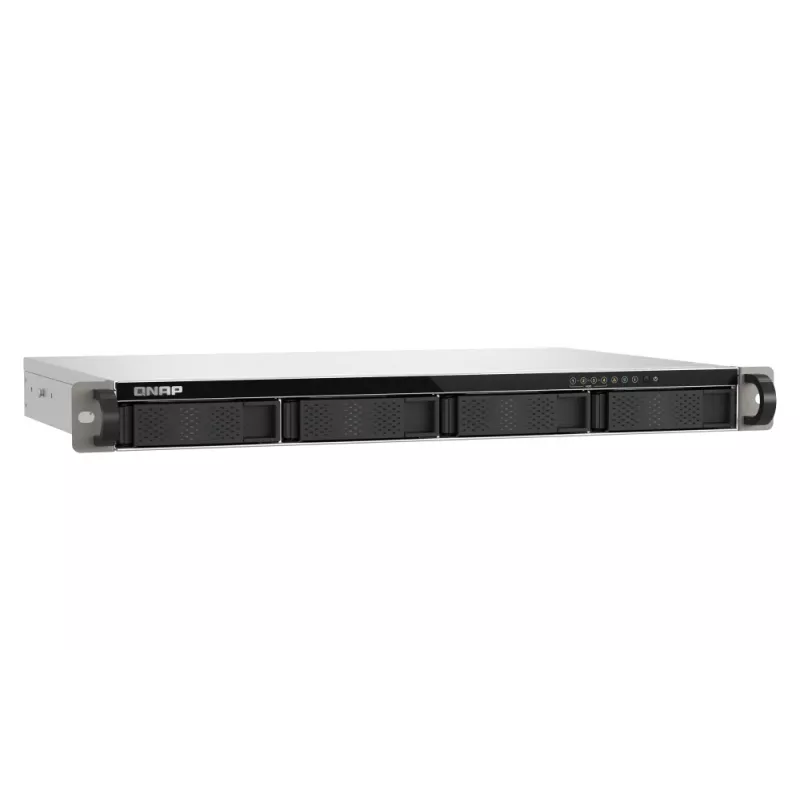 QNAP TS-433eU NAS Rack (1U) Cortex-A Cortex-A55 4 GB 0 TB QNAP Turbo System Black