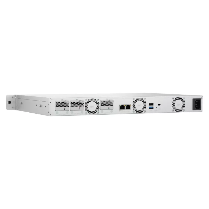 QNAP TS-h765eU NAS Rack (1U) Intel Atom® 8 GB DDR5 QuTS hero Black, Grey