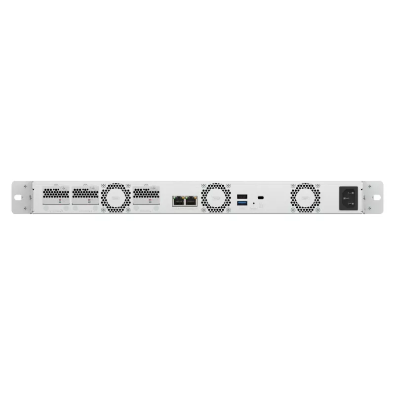 QNAP TS-h765eU NAS Rack (1U) Intel Atom® 8 GB DDR5 QuTS hero Black, Grey