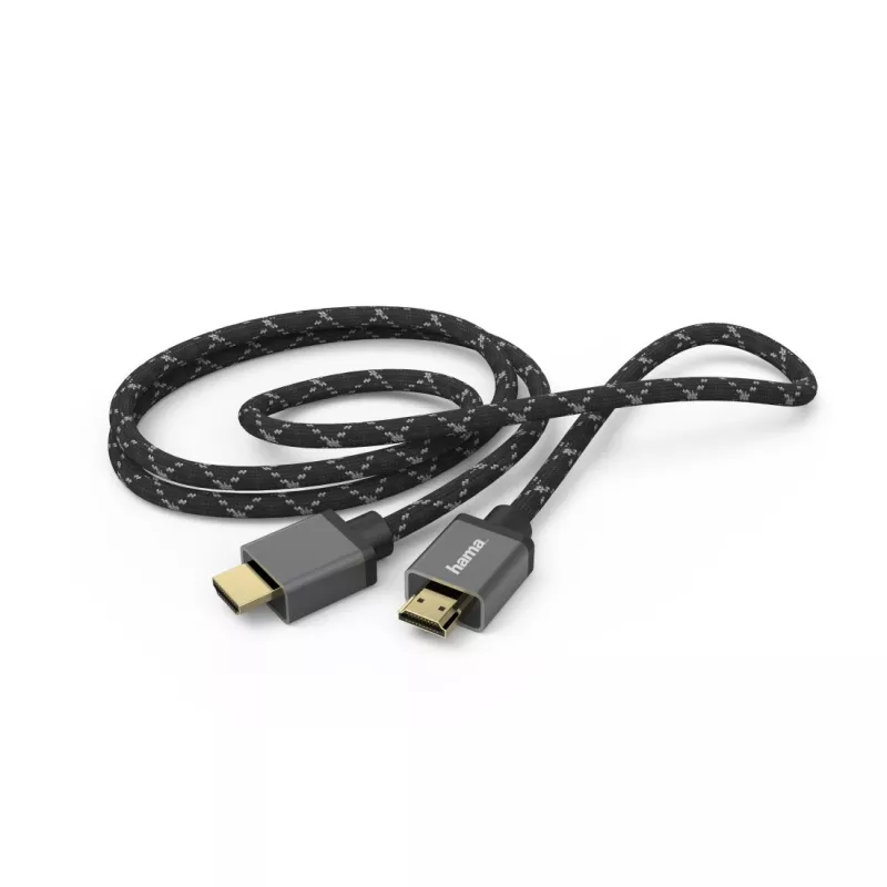 Hama 00205240 HDMI cable 3 m HDMI Type A (Standard) Black, Grey