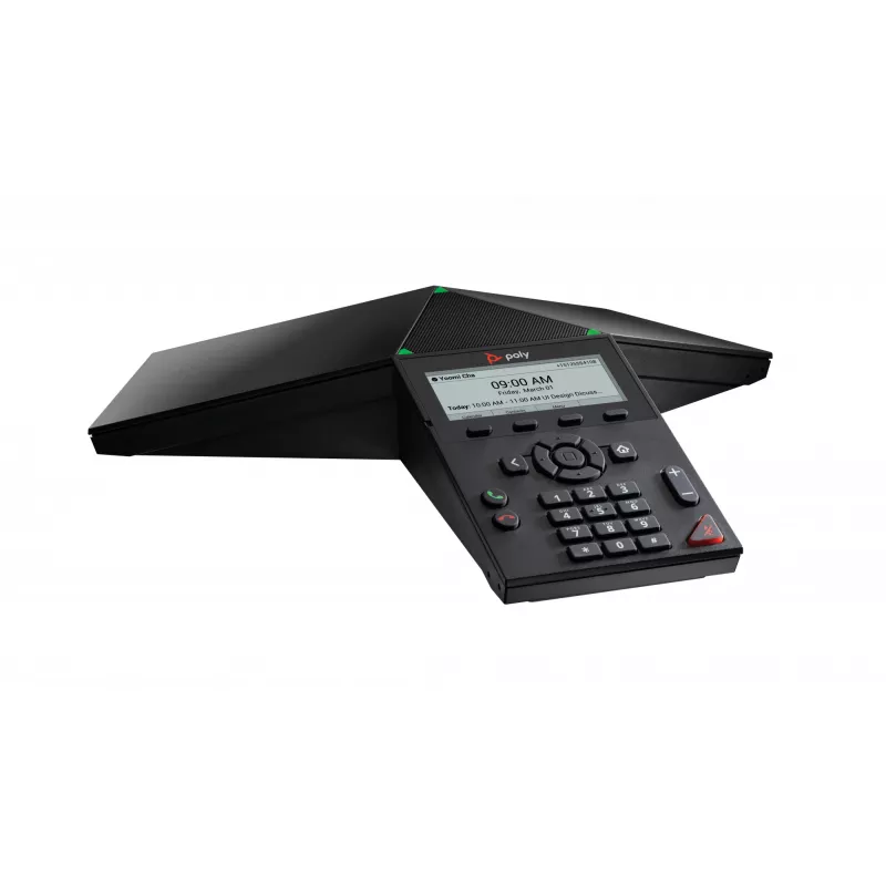 HP Poly Trio 8300 IP Conference Phone and PoE-enabled, Black, WPA2-Enterprise, EAP-TLS, HTTPS, ENERGY STAR, 0 - 40 °C, -20 - 70 °C, 5 - 95%