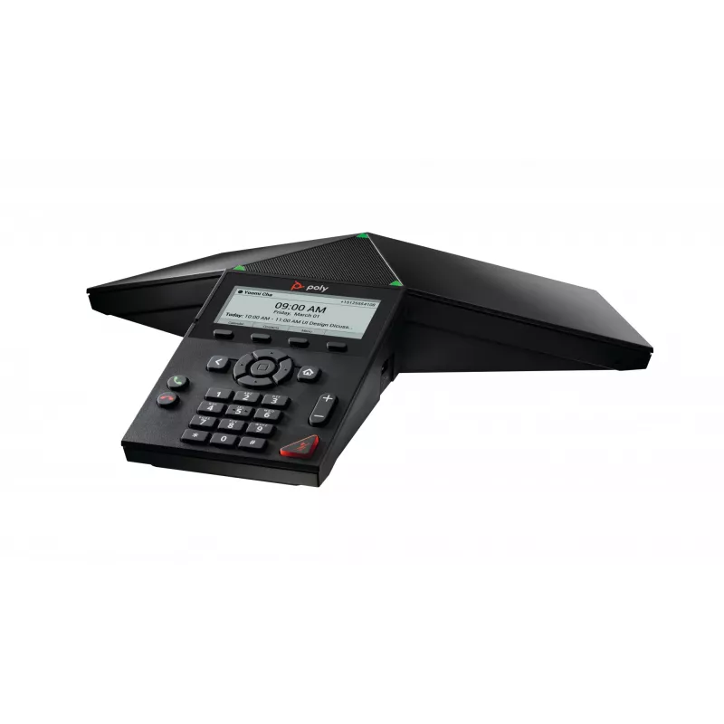 HP Poly Trio 8300 IP Conference Phone and PoE-enabled, Black, WPA2-Enterprise, EAP-TLS, HTTPS, ENERGY STAR, 0 - 40 °C, -20 - 70 °C, 5 - 95%