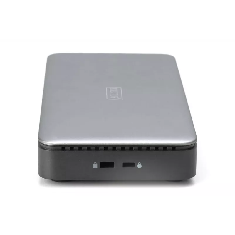 DIGITUS USB-C docking station, 11-port - 2x HDMI / DP / 2x USB-A 3.2 Gen 2 / USB-C 3.2 Gen 2 / GbE / SD / MicroSD / DC-Jack - 150 watts max / 3.5mm
