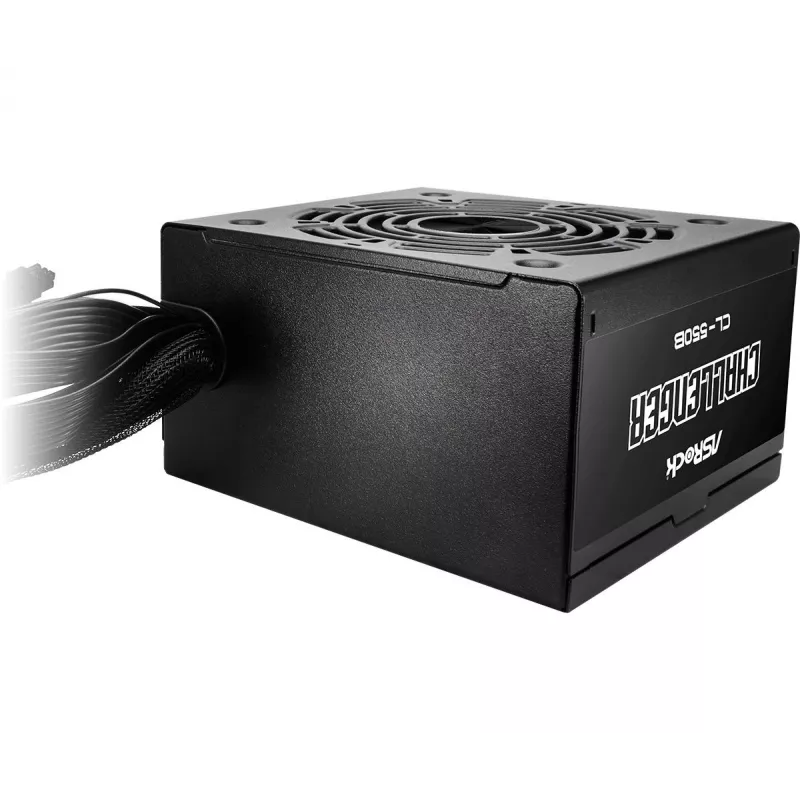Power supply ASRock CL-550B Challenger 550W ATX, 20+4 pin, 80 PLUS Bronze, 120 mm fan, black